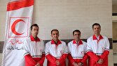 عضویت داوران بینالمللی فوتبال بام ایران در جمعیت هلالاحمر