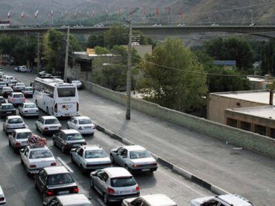 جاده چالوس یکطرفه شد