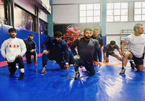برگزاری دومین تمرین ملی پوشان فرنگی در قرقیزستان + فیلم
