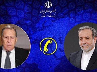 تماس تلفنی وزرای امور خارجه جمهوری اسلامی ایران و روسیه