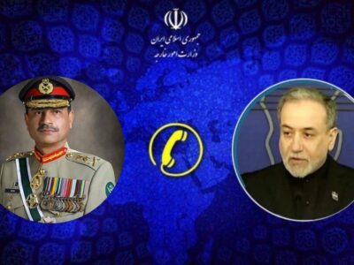 تماس تلفنی وزیر امور خارجه با فرمانده ارتش پاکستان