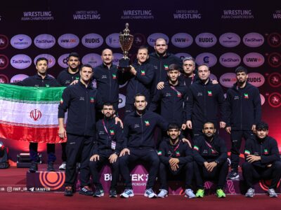 تیم ملی کشتی فرنگی ایران مقتدرانه قهرمان آسیا شد + عکس