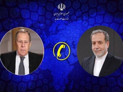 تماس تلفنی وزرای امور خارجه جمهوری اسلامی ایران و روسیه