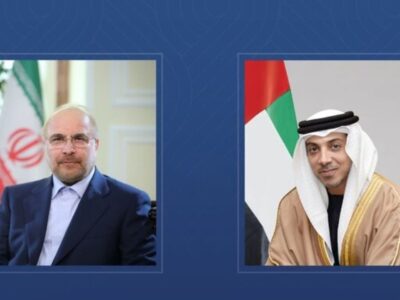 تماس معاون رئیس امارات با قالیباف