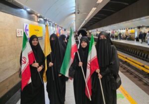 ارائه خدمات ویژه توسط مترو تهران به مناسبت اجتماع «دختران جانفدای ایران»