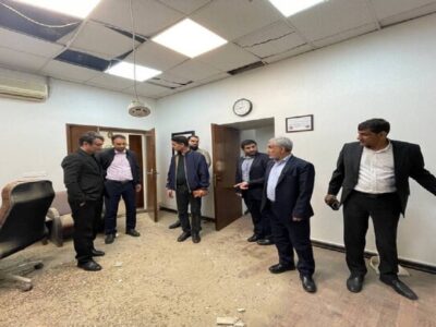 بازدید معاون پزشکیان از ساختمان آسیبدیده معاونت راهبردی ریاستجمهوری