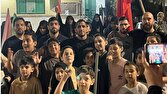 حضور اعضای تیم ملی کشتی آزاد در تجمع مردمی