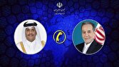 گفتوگوی تلفنی وزرای امور خارجه جمهوری اسلامی ایران و قطر