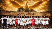 رونمایی از پوستر نمادین تیم ملی والیبال