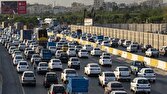 ترافیک سنگین در آزادراه‌های تهران – کرج و تهران – قزوین