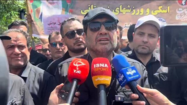 دنیا مالی: انشاالله حقی را که رهبر شهید بر گردن ورزش دارد ادا می‌کنیم+ فیلم