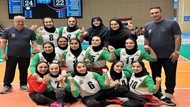 دومین برد دختران والیبال نشسته ایران در مسابقات قهرمانی جهان