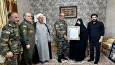 دیدار فرمانده نیروی زمینی ارتش با خانواده شهید سپهبد موسوی