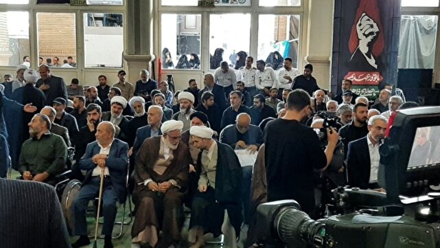 آیین بزرگداشت چهلم «آقای شهید ایران» در مصلی تهران